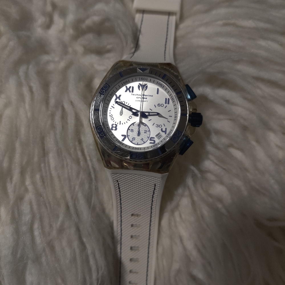 Technomarine TM-115338 Cruise Silver Dial Silicone